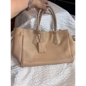 Longchamp Tan Leather Tote